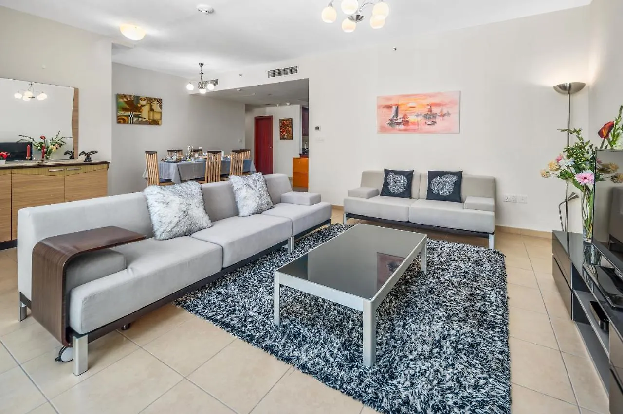 Lovely 2-Bed Condo In Jbr - 5 Mins From Beach - Palm View! Dubai Förenade Arabemiraten