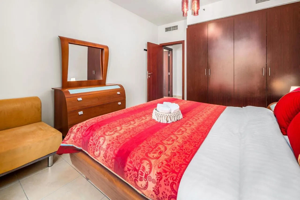 Lovely 2-Bed Condo In Jbr - 5 Mins From Beach - Palm View! 迪拜 0*,  阿拉伯联合酋长国