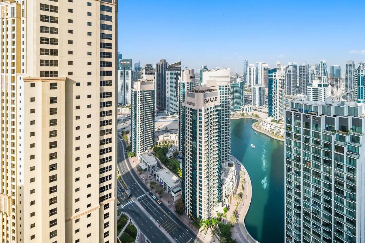 Lovely 2-Bed Condo In Jbr - 5 Mins From Beach - Palm View! Dubai Lägenhet