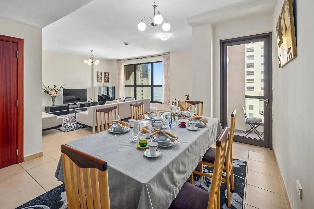 Апартаменты Lovely 2-Bed Condo In Jbr - 5 Mins From Beach - Palm View! Дубай ОАЭ