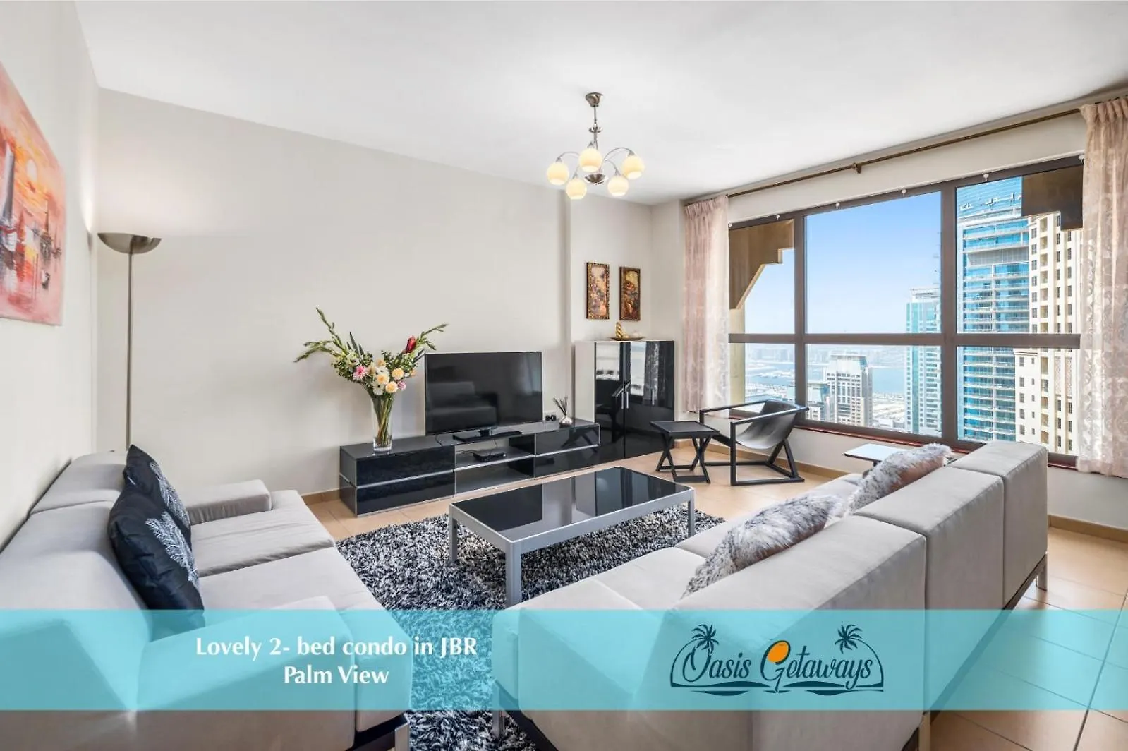 Lovely 2-Bed Condo In Jbr - 5 Mins From Beach - Palm View! Дубай